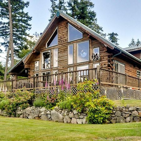 Log Home On Lopez-Spencer Spit Port Stanley Exterior foto