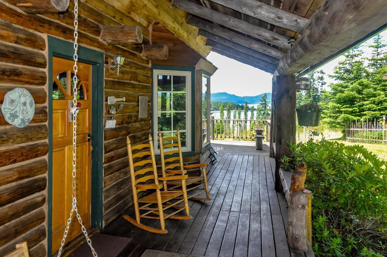 Log Home On Lopez-Spencer Spit Port Stanley Exterior foto